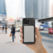 Štand. hlin. RFID magnetický držiak na karty a na telefón - XD Collection