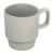 Matný keramický hrnček, 300 ml - M-Collection, farba - sivá