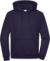 Unisex oversize mikina s kapucňou OCS Blended & RCS, farba - deep purple, veľkosť - L