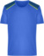 Pánske bežecké tričko GRS, farba - peacock blue, veľkosť - XXL