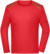 Pánske bežecké tričko s dlhým rukávom GRS, farba - spicy orange, veľkosť - 3XL