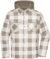 Pracovná károvaná košeľová bunda, farba - dusty brown/cement, veľkosť - 3XL