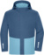 Pracovná softshellová bunda do dažďa, farba - deep blue/steel blue, veľkosť - 3XL