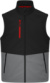 Pracovná softshellová vesta, farba - black/metal grey, veľkosť - 4XL