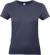 Dámske tričko z ťažkej bavlny - #E190 - B&C, farba - navy blue, veľkosť - XXL