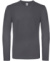 Tričko s dlhým rukávom - #E150 LSL - B&C, farba - dark grey, veľkosť - L