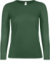 Dámske tričko s dlhým rukávom - #E150 LSL - B&C, farba - bottle green, veľkosť - S
