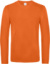 Tričko s dlhým rukávom z ťažkej bavlny - #E190 LSL - B&C, farba - urban orange, veľkosť - XL