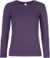 Dámske tričko z ťažkej bavlny s dlhým rukávom - #E190 LSL - B&C, farba - urban purple, veľkosť - L