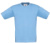 Detské tričko z ťažkej bavlny - Exact 190 - B&C, farba - sky blue, veľkosť - 7-8