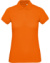 Dámske polotričko z biobavlny piqué – Inspire Polo - B&C, farba - orange, veľkosť - M