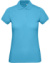 Dámske polotričko z biobavlny piqué – Inspire Polo - B&C, farba - very turquoise, veľkosť - XXL