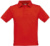 Detské piké polokošeľa - Safran - B&C, farba - red, veľkosť - 9-11