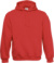 Mikina s kapucňou - B&C, farba - red, veľkosť - 3XL