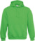 Mikina s kapucňou - B&C, farba - real green, veľkosť - XS