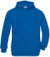 Detská mikina s kapucňou - B&C, farba - royal blue, veľkosť - 12-14