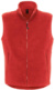 Fleecová vesta Traveller + - B&C, farba - red, veľkosť - M