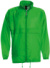Vetrovka bez podšívky – Sirocco - B&C, farba - real green, veľkosť - S