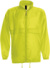 Vetrovka bez podšívky – Sirocco - B&C, farba - ultra yellow, veľkosť - S