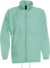 Vetrovka bez podšívky – Sirocco - B&C, farba - pixel turquoise, veľkosť - S