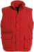Zateplená vesta Explorer - B&C, farba - red, veľkosť - S