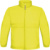 Detská vetrovka bez podšívky - Sirocco - B&C, farba - ultra yellow, veľkosť - 7-8