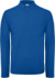 Pánske polokošeľové tričko s dlhým rukávom a pique štruktúrou - ID.001 LSL - B&C, farba - royal blue, veľkosť - S