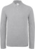 Pánske polokošeľové tričko s dlhým rukávom a pique štruktúrou - ID.001 LSL - B&C, farba - heather grey, veľkosť - XL
