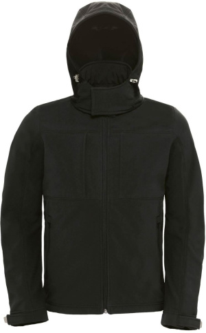 Pánska 3-vrstvová softshellová bunda s kapucňou - Hooded Softshell