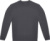 Unisex mikina - ID.222 Crew - B&C, farba - dark grey, veľkosť - XL