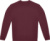 Unisex mikina ID.332 Crew - B&C, farba - burgundy, veľkosť - XXL