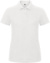 Dámske piké polo tričko - ID.001 - B&C, farba - white, veľkosť - XL