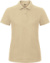 Dámske piké polo tričko - ID.001 - B&C, farba - sand, veľkosť - S