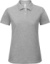 Dámske piké polo tričko - ID.001 - B&C, farba - heather grey, veľkosť - M