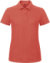 Dámske piké polo tričko - ID.001 - B&C, farba - pixel coral, veľkosť - S