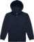 Detská mikina s kapucňou – ID.334 Zip Hood - B&C, farba - navy, veľkosť - 9-11