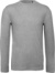 Pánske tričko s dlhým rukávom - Inspire LSL T - B&C, farba - sport grey, veľkosť - XL
