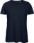 Dámske tričko Medium Fit z biobavlny - Inspire T - B&C, farba - navy, veľkosť - XXL
