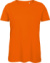 Dámske tričko Medium Fit z biobavlny - Inspire T - B&C, farba - orange, veľkosť - S