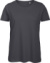 Dámske tričko Medium Fit z biobavlny - Inspire T - B&C, farba - dark grey, veľkosť - M