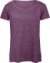 Dámske tričko Triblend - B&C, farba - heather purple, veľkosť - M