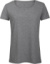 Dámske tričko Triblend - B&C, farba - heather light grey, veľkosť - M