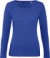Dámske tričko s dlhým rukávom - Inspire LSL T - B&C, farba - cobalt blue, veľkosť - S