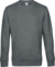 Pánska mikina KING Crew Neck - B&C, farba - heather mid grey, veľkosť - L