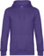 Pánska mikina s kapucňou – KING Hooded - B&C, farba - radiant purple, veľkosť - XS