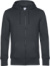 Pánska mikina s kapucňou – KING Zipped Hood - B&C, farba - asphalt, veľkosť - 4XL
