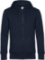 Pánska mikina s kapucňou – KING Zipped Hood - B&C, farba - navy blue, veľkosť - 4XL