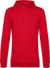Pánska mikina s kapucňou – #Hoodie - B&C, farba - red, veľkosť - XS