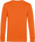 Pánska mikina Inspire Crew Neck - B&C, farba - pure orange, veľkosť - S