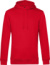 Pánska mikina s kapucňou – Inspire Hooded - B&C, farba - red, veľkosť - M